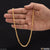 Gold forming pipe lovely design high-quality gold plated chain.