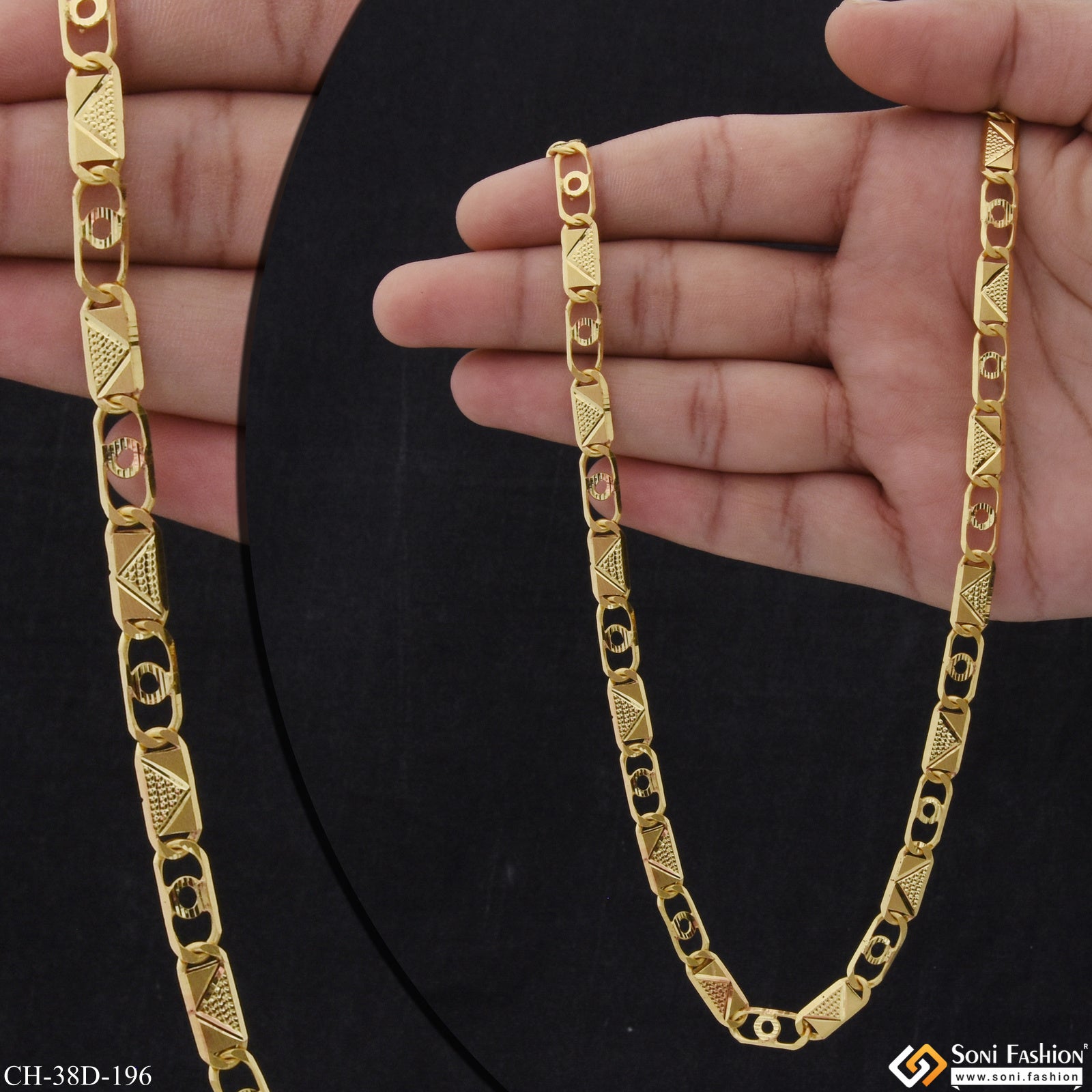 Golden Chain Best Gold Necklace For Men Gram Gold Plated Best