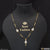 1 gram gold plated with diamond chic design mangalsutra for