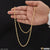 1 Gram Gold Plated Chic Design Latest Design Tulsi Mala for Women - Style A403