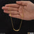 1 Gram Gold Plated Funky Design Superior Quality Chain for Lady - Style A382