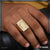 1 Gram Gold Plated Maa With Diamond Designer Design Best Quality Ring - Style A887