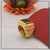 1 Gram Gold Plated Green Stone Fashionable Design Ring for Men - Style B122