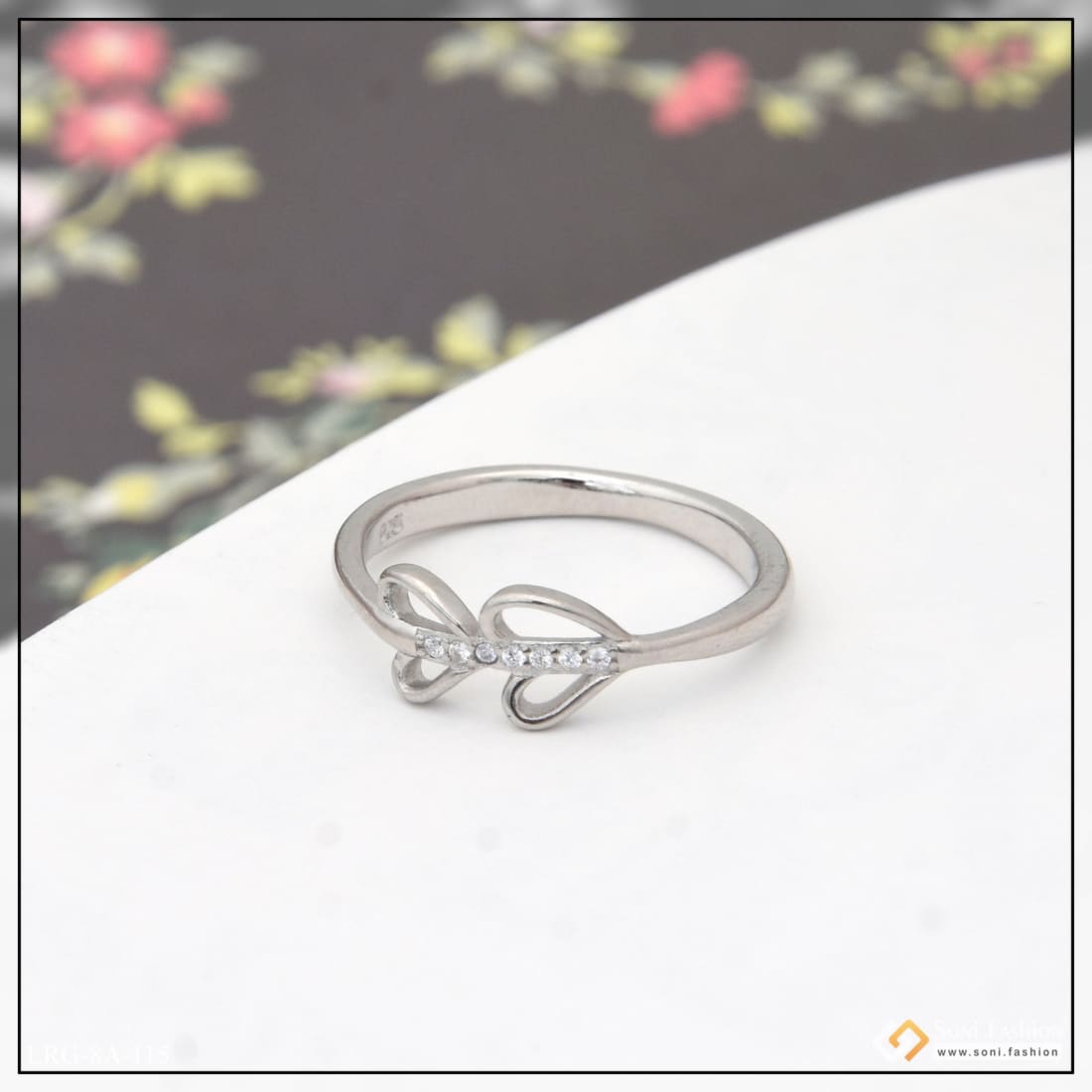 Pure Silver Silver Ring Design For Girl Sterling Silver Ring For Women