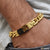 Attention-Getting Design Black & Golden Color Bracelet for Men - Style C092
