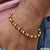 Best Quality Elegant Design Gold Plated Rudraksha Bracelet for Men - Style D007