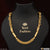 Rajwadi With Pipe Glittering Design Gold Plated Chain for Men - Style D156