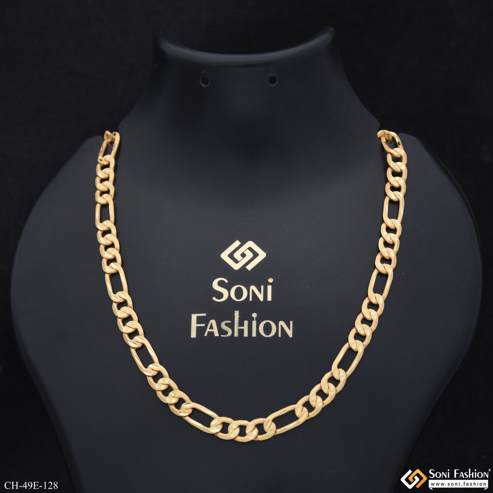 Gram Gold Plated Sachin Chain for Men Style E128 – Soni Fashion ®
