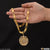 1 Gram Gold Plated Om Best Quality Chain Pendant Combo for Men (CP-C134-B486)