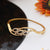 Charming Design with Diamond Fashionable Gold Plated Bracelet for Lady - Style A355