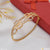 Cool Design with Diamond Lovely Design Gold Plated Bracelet for Lady - Style A356