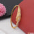Chic Design with Diamond Charming Design Gold Plated Bracelet for Lady - Style A358