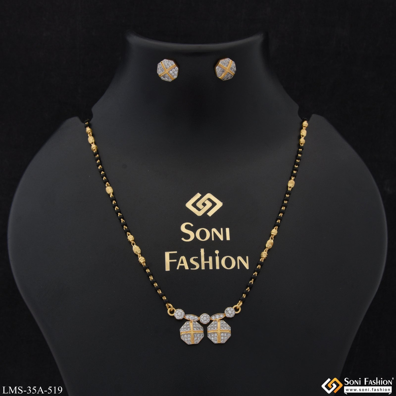 Gram Gold Plated New Style Mangalsutra Set for Women Style A519