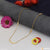 1 Gram Gold Plated Funky Design Superior Quality Chain for Lady - Style A382