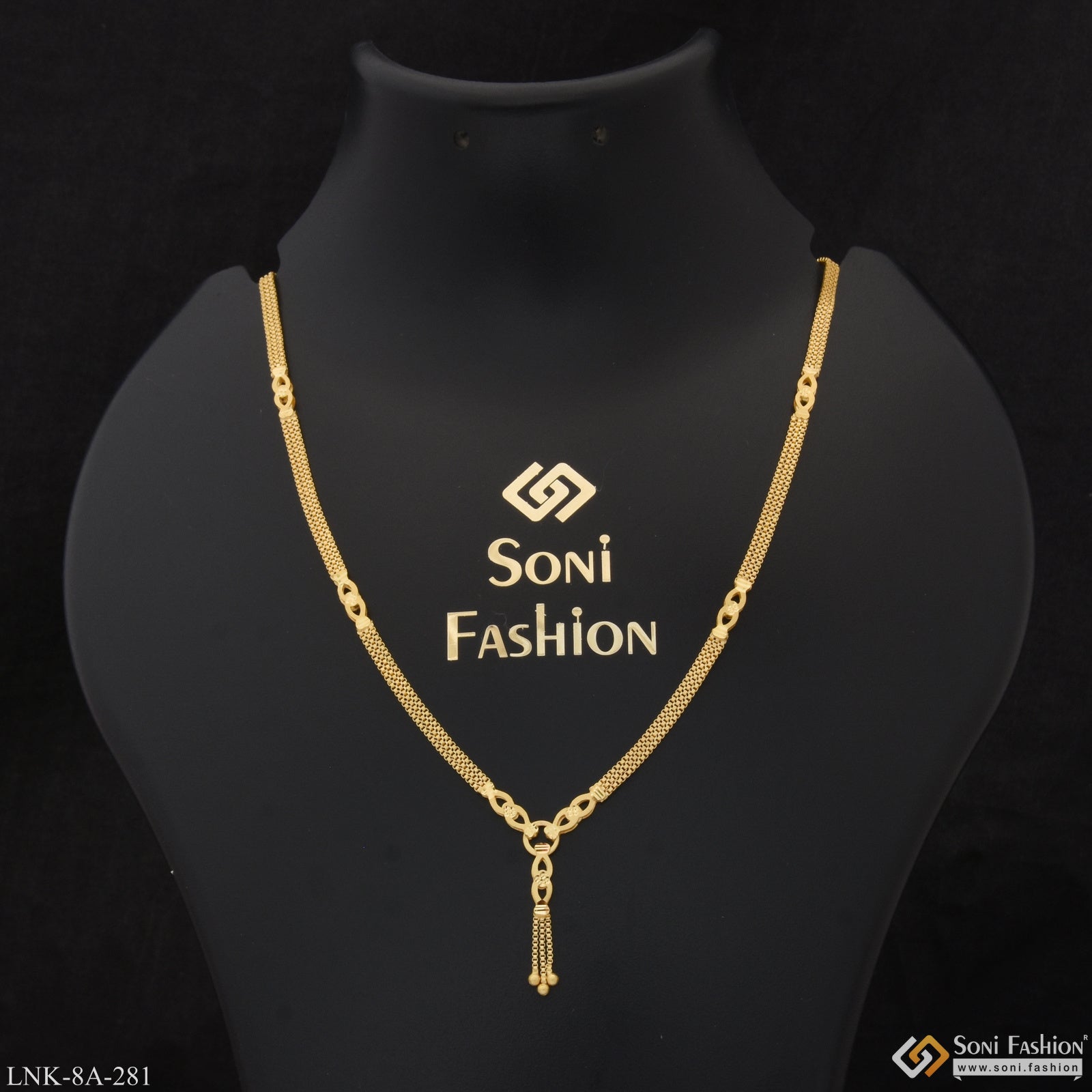 Decorative Design Eye-catching Design Gold Plated Chain For Ladies