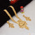 Lovely Design Brilliant Design Gold Plated Necklace Set for Women - Style A286