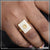 Om with Diamond Fancy Design High-Quality Gold Plated Ring for Men - Style B610