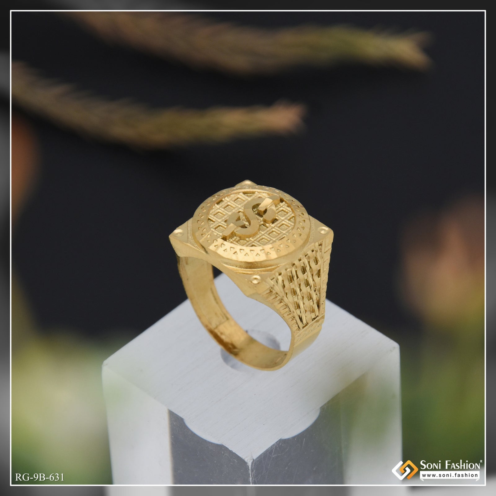 Gold Plated New Mens Gold Rings Signet Ring Gold Ring Design For