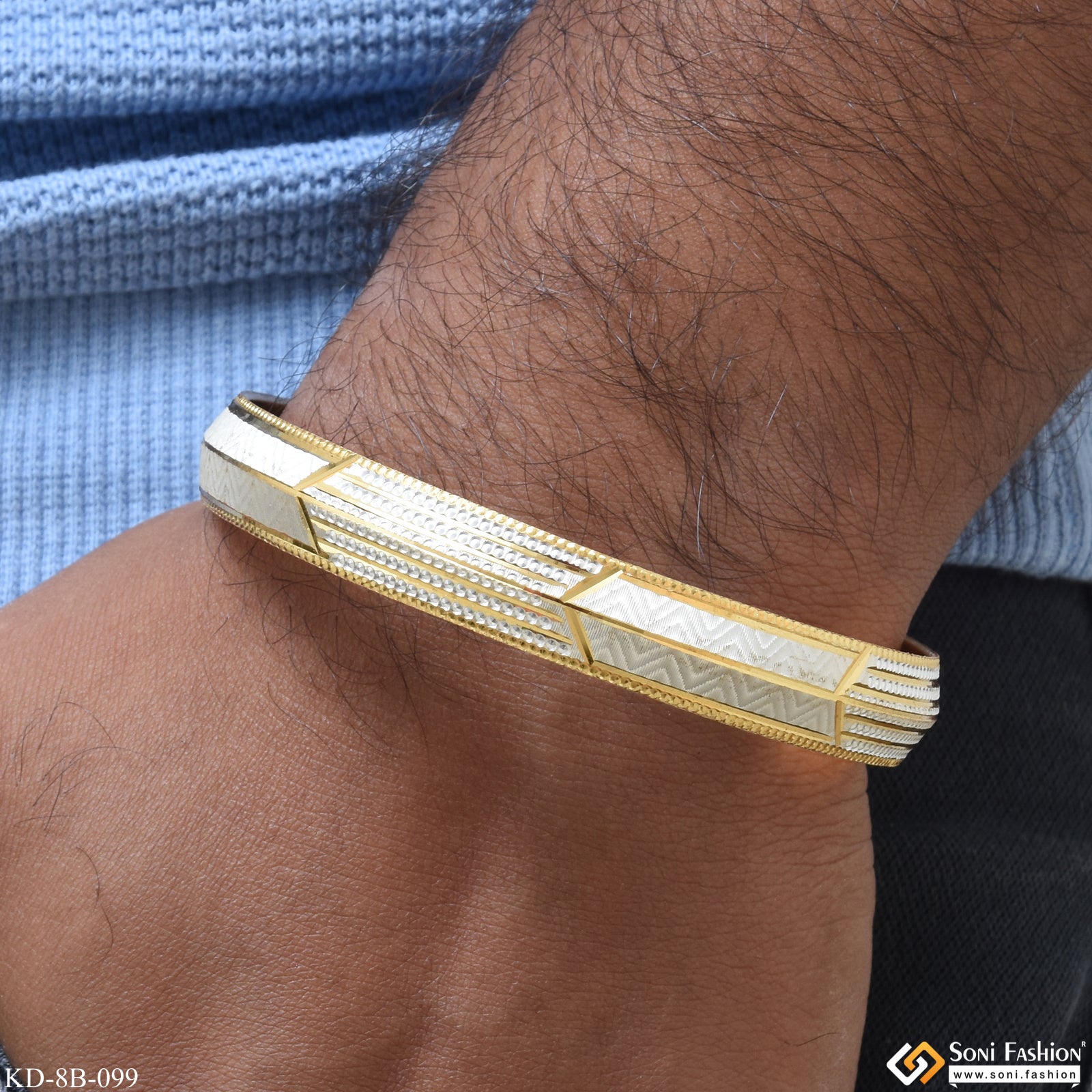 Gold Plated Kada RAJWADI POLISH GOLD PLATED OPENABLE KADA BANGLES