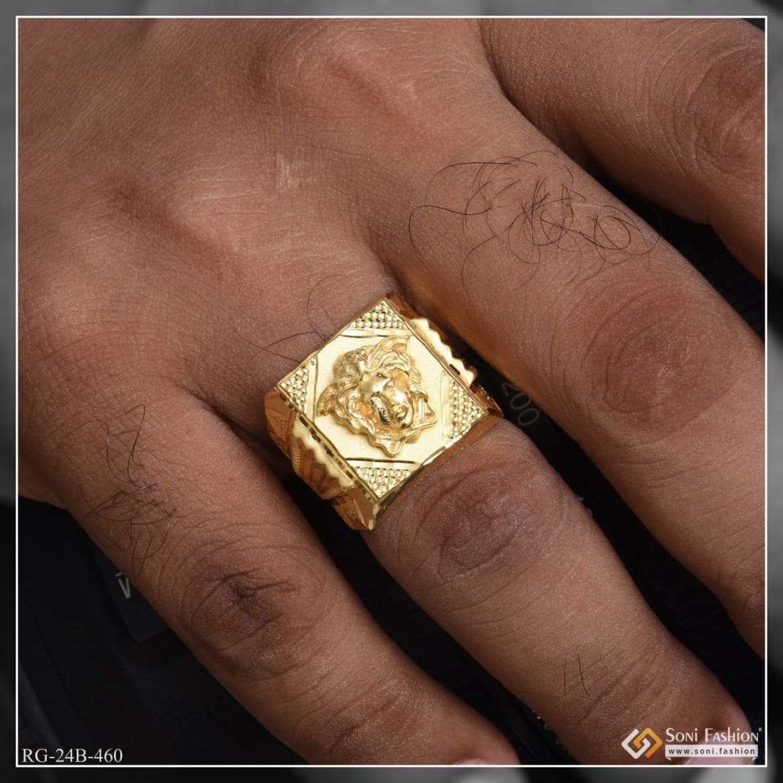 Gram Gold Plated Expensive-Looking Design High-Quality Ring for