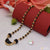 Three big beads rudraksha etched design gold plated mala for