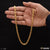 1 gram gold - 2 half-round delicate design plated chain for