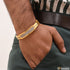 1 Gram Gold - Expensive-Looking Design with Diamond Gold Plated Kada - Style A445
