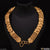 Gold plated 1 Gram Gold Forming Rajwadi Artisanal Design necklace with chain and clasp