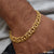 1 Gram Gold Forming 3 in 1 Linked Artisanal Design Bracelet for Men - Style B888
