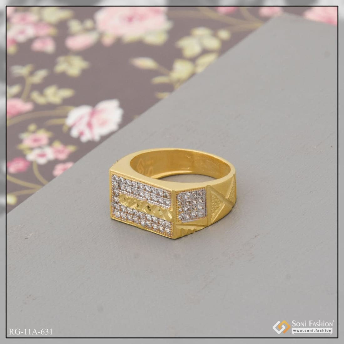1 Gram Gold Forming Casual Design Premium-grade Quality Ring For Men -  Style B025, सोने की अंगूठी - Soni Fashion, Rajkot | ID: 2849096724097