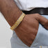1 Gram Gold Forming Delicate Design with Diamond Gold Plated Bracelet - Style A629
