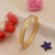 1 gram gold forming delicate design with diamond plated kada