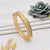 1 gram gold forming delicate design with diamond plated kada