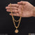 1 Gram Gold Forming Om Delicate Design Rudraksha Mala With