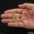 1 Gram Gold Forming Om with Diamond Artisanal Design Pendant for Men - Style B126