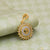1 gram gold forming om with diamond cute design best quality