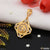 1 gram gold forming om with diamond delicate design pendant