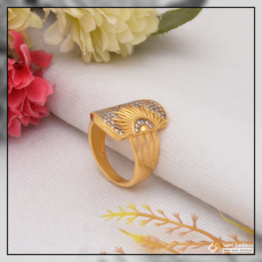 1 gram gold forming charming design premium-grade quality ring for men –  Soni Fashion®