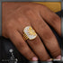1 Gram Gold Forming Sun with Diamond Sophisticated Design Ring for Men - Style A790