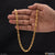 1 gram gold forming dual heart nawabi artisanal design chain
