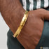 1 Gram Gold Forming Fashion-Forward Design High-Quality Kada for Men - Style A734