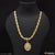 1 gram gold forming ganpati gorgeous design chain pendant