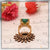 1 Gram Gold Forming Green Stone With Diamond Best Quality
