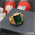 1 Gram Gold Forming Green Stone With Diamond Sophisticated