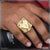 1 Gram Gold Forming Heart Ring for Men - Style B013