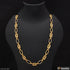 1 Gram Gold Forming Heart Nawabi Sophisticated Design Chain for Men - Style C087