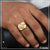1 gram gold forming jaguar with diamond artisanal design