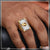 1 gram gold forming jaguar with diamond best quality ring