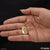 1 gram gold forming jaguar with diamond delicate design