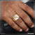 1 gram gold forming jaguar with diamond gorgeous design ring